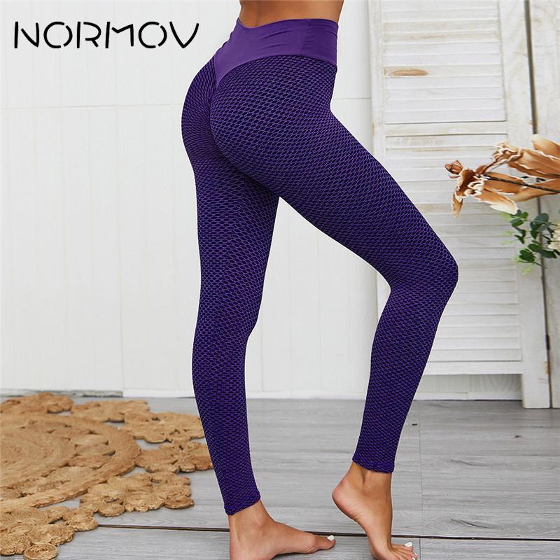 NORMOV Fitness Yoga Bra Sports Crop Tops Seamless Ribbed Sports